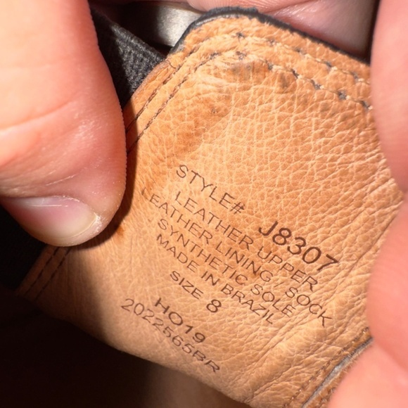 Madewell J8307 Regan Leather Ankle Boots women's size US 8 - Picture 6 of 6